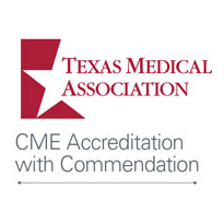 Texas Medical Association CME Accreditation with Commendation Logo