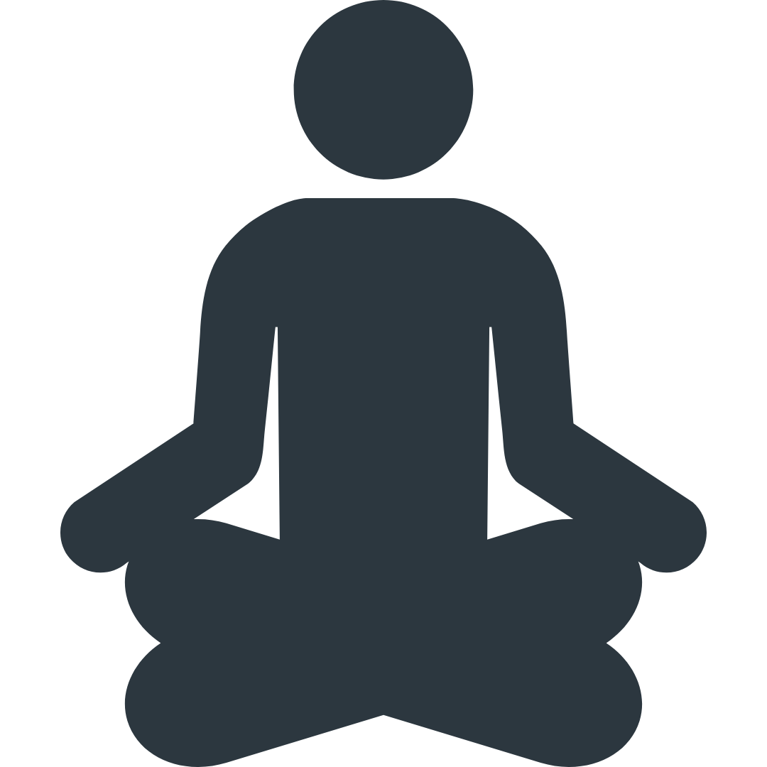 Person meditating 
